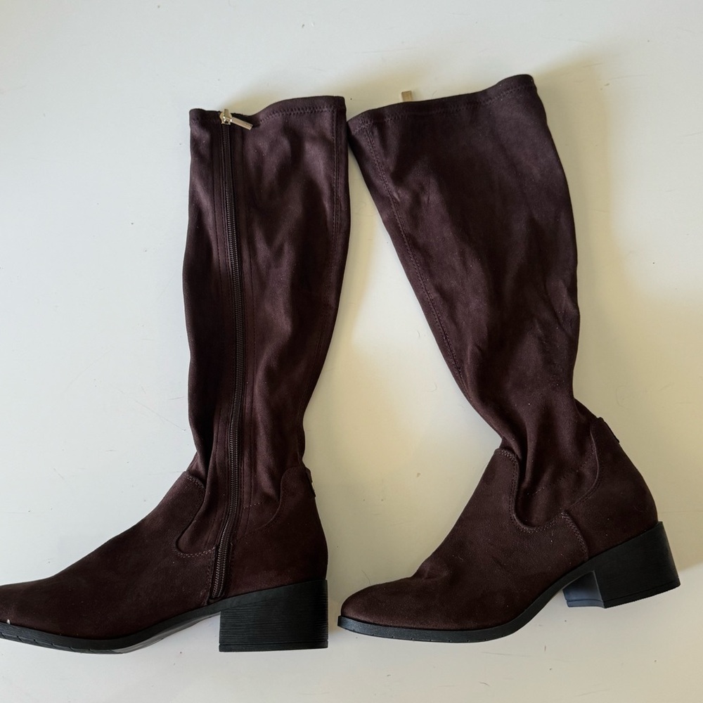 Kenneth Cole Reaction Dark Brown Heeled Boots